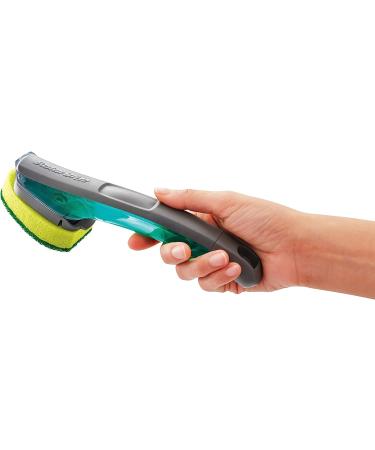 Scotch-Brite Heavy Duty Dishwand Kit with Soap Control Button - 1 Wand + 6 Refill Pads - Buy Online on SooperMarket.com