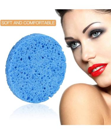 kawehiop 10 Pieces Facial Cleaning Sponges Exfoliating Round Reusable Cosmetic Sponge Professional Skincare Clean Beauty - Buy Online on SooperMarket.com