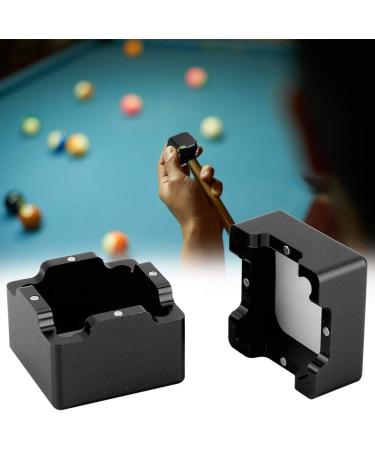 Alomejor Mini Cue Tip Chalk Holder - Magnetic Billiard Chalk Carrier Case in Black for Perfect Pool Game - Buy Online on SooperMarket.com