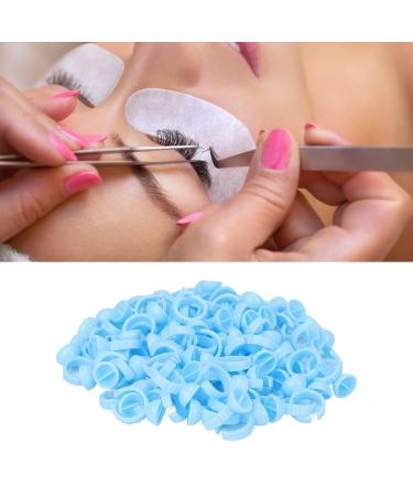 Glue Rings for Eyelash Extensions | Blue Excess Glue Cups - International Shipping Available - Buy Online on SooperMarket.com