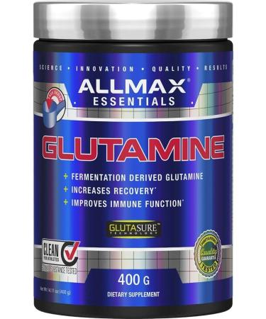 ALLMAX Nutrition - Glutamine Powder - 100% Pharmaceutical Grade - 400 Gram & BCAA 2:1:1-100% Pure Pharmaceutical Grade - Micronized Branched Chain Amino Acids - Gluten-Free 400 Gram - Buy Online on SooperMarket.com