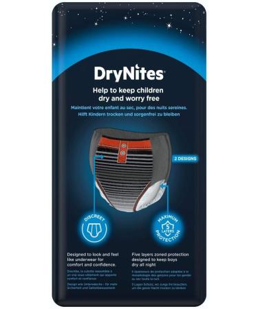 Huggies DryNites Boys High Absorbent Pajama Pants | 8-15 Years | Comfortable & Reliable Nighttime Protection - International Shipping Available - Buy Online on SooperMarket.com