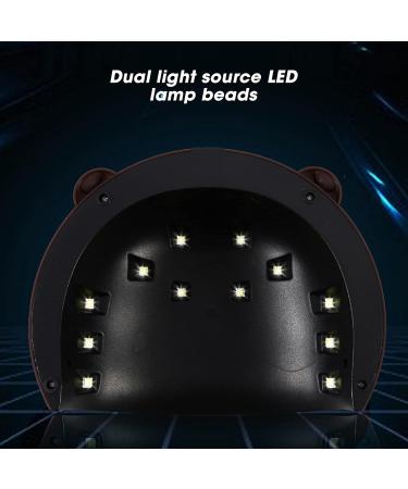 UV LED Nail Dryer 36W - Cute Cartoon Monkey Gel Polish Curing Lamp for Home Salon | 12Pcs Lamp Beads - Buy Online on SooperMarket.com