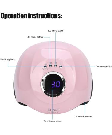 180W UV Nail Dryer Lamp | High-Performance Gel Polish & Nail Art Light for Studios | International Shipping - Buy Online on SooperMarket.com