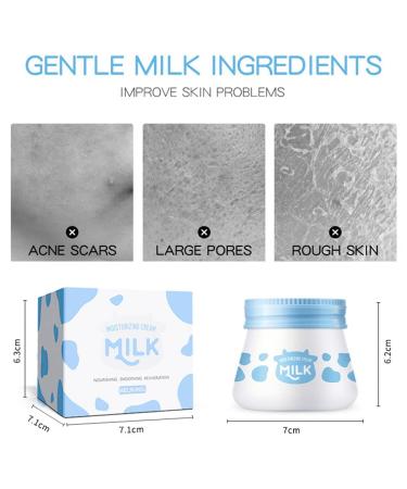 MIESCHER Face Milk Cream - Moisturizing Day & Night Cream for Women - Hydrating, Repairing, and Brightening Skin - Buy Online on SooperMarket.com