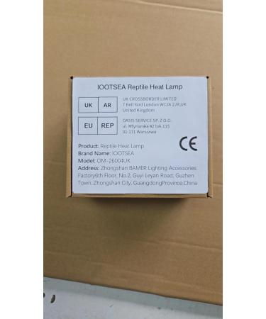 IOOTSEA Reptile Aquarium Heat Lamp 50W, Double Head UVA UVB Bulbs, Adjustable Holder for Turtle Lizard Snake - Pet Heating Light - Buy Online on SooperMarket.com
