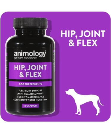 Animology Hip Joint and Flex Dog Food Supplements 60 Capsules - ANM0220 - Buy Online on SooperMarket.com
