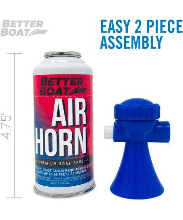 Marine Grade 3.5 oz Air Horn for Boating Safety | Canned Boat Accessories - Buy Online on SooperMarket.com