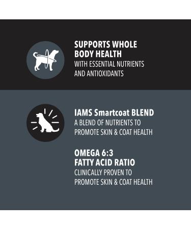 IAMS ADVANCED HEALTH Dog Food Dry SKIN & COAT Adult Chicken & Salmon Recipe 12.2kg Bag 12.25 kg (Pack of 1) - Buy Online on SooperMarket.com