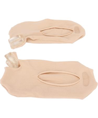 Soft Elastic Toe Separator Bunion Relief Socks - Skin Color - Buy Online on SooperMarket.com