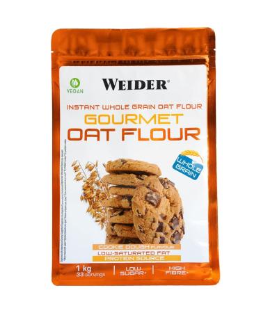 Weider Oat Gourmet. Wholemeal Oatmeal. Protein Source with Low Sugar Content. Cookie Dough Flavor (1 kg) COOKIE DOUGH 1 KG