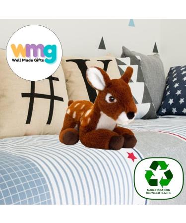 Deluxe Paws Eco-Friendly Deer Toy | 100% Recycled Plush | Sustainable Pet Plaything - Buy Online on SooperMarket.com