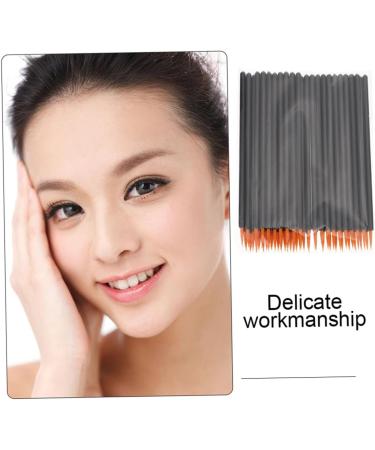 PLAFOPE 100pcs Disposable Eyeliner Brush Face Tools Eyeshadow Gel Eyeliner Brush Plastic Black - Buy Online on SooperMarket.com