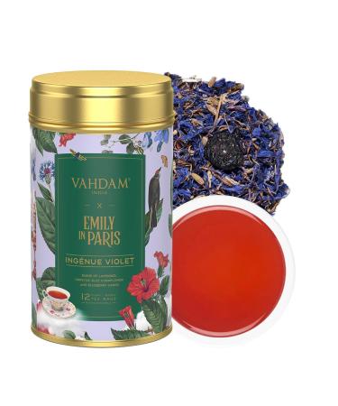 Emily in Paris Tin Caddy - INGENUE VIOLET 24G Ingenue Violet 12 Count (Pack of 1)
