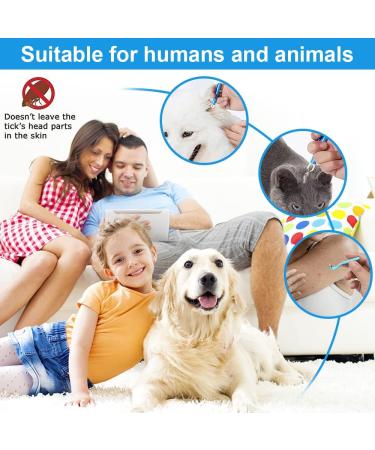 Niserelesa Tick Remover Set - 4PCs Tick Pliers for Humans Dogs & Cats | Quick & Easy Tick Removal with 3 Seret Hooks & 1 Standard Hook - Buy Online on SooperMarket.com