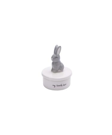CGB Giftware | Bunny Rabbit Tooth Box | Nursery | Tooth Organiser | Nursery Decor | My First Tooth | GB04519