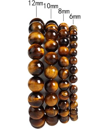 Original Tiger Eye Bracelets Men Energy Natural Stone Bead Bracelets Women Quartz Agates Feng Shui Wealth Jewelry Pulseras 34 8mmBeads19cm 34 8mmBeads19cm - Buy Online on SooperMarket.com