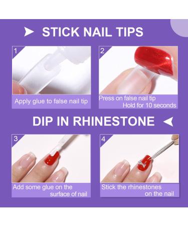 Infilila Professional Brush On Nail Glue for Acrylic, Press On, and Fake Nails - Long Lasting Adhesive - 7ML/0.23OZ - Buy Online on SooperMarket.com
