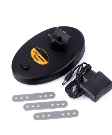 LIARTY Upgrade Shaking Machine Tools for Nail Art  Nail Lacquer Shaker Adjustable (black)