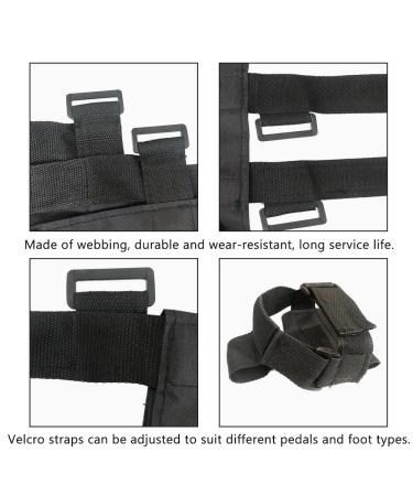 Under Desk Bike Pedal Straps - Foot Brace for Elderly & Disabled Stroke Patients - 2 PCS - Buy Online on SooperMarket.com