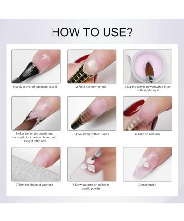 28g Acrylic Nail French Manicure Powder - Professional White HJ-NAP016 - Buy Online on SooperMarket.com