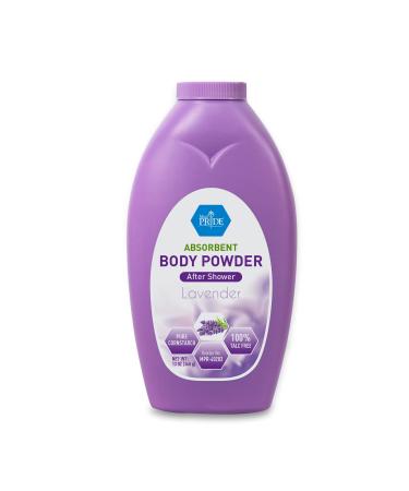MED PRIDE Premium 100% Talc Free Baby Powder - Pure Cornstarch Absorbent Baby Powder for Odor & Moisture Protection- Paraben-Free Soothing Dusting Powder for Diaper Rash, Chaffing - Lavender 13oz