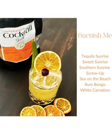 Me Garnish 3.5Oz Dehydrated Orange Slices for Cocktails | 35+ Dried orange slices | Dried Fruits for Cocktails | Dried orange slices for crafts | Dried Citrus Slices for drink garnish | Dried oranges - Buy Online on SooperMarket.com