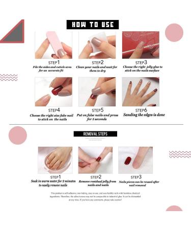 Pink Press on French Medium Coffin Fake Nails 24PCS - Glossy Wedding Party Acrylic Ballerina False Nails for Women & Teen Girls (Pearl Pink) - Buy Online on SooperMarket.com