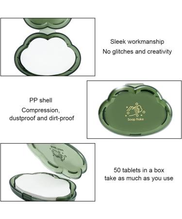 SSRDFU Soap Leaves - 200 Portable Paper Soap Packs for Travel | Mini On-the-Go Soap Sheets - Buy Online on SooperMarket.com