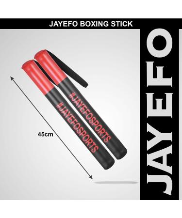 JAYEFO MMA Boxing Training Sticks - Black/Red | High-Quality Martial Arts Gear - Buy Online on SooperMarket.com