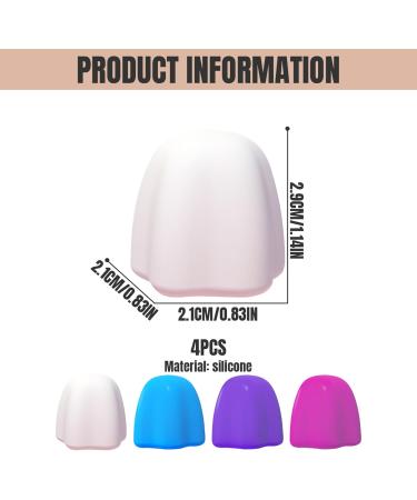 4PCS Self Closing Toothpaste Caps Food Grade Silicone Toothpaste Cap Flower-Shape No-Waste Toothpaste Squeezer Caps Portable Toothpaste Cap Dispenser - Buy Online on SooperMarket.com