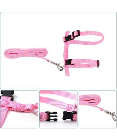 Adjustable Rabbit & Pet Harness Set - Blue & Pink Leash for Dogs Kittens Rabbits & Guinea Pigs | International Shipping - Buy Online on SooperMarket.com