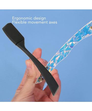 Premium Ergonomic Beard Blade Holder | Vintage Straight Edge Manual Razor Knife - One-Sided Zinc Alloy for Barbers - Buy Online on SooperMarket.com