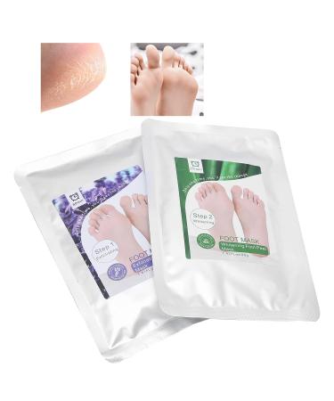 Foot Peeling Mask - 2 Pack for Baby Soft Feet | Dead Skin Removal & Brightening | Moisturizing Foot Mask - Buy Online on SooperMarket.com