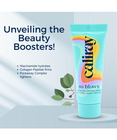 Caliray Mini So Blown Blurring & Hydrating Primer - Collagen Peptide & Niacinamide | 0.34 oz | International Shipping Available - Buy Online on SooperMarket.com