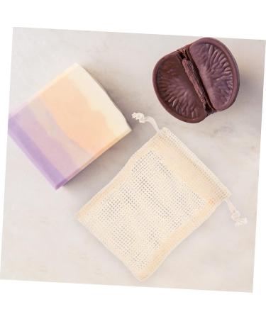 Baluue 5pcs Soap Storage Bag Soaps Scrubber Soap Sisal Soap Pouch Cotton Soap Pouch Luffa Nut Cotton Linen - Buy Online on SooperMarket.com