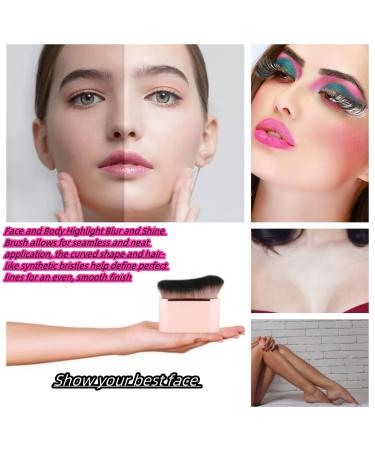 Self Tan Brush Kabuki - Best Body Makeup Brush for Self Tanner & Tanning Mousse | Liquid Foundation & Bronzer Applicator - Buy Online on SooperMarket.com