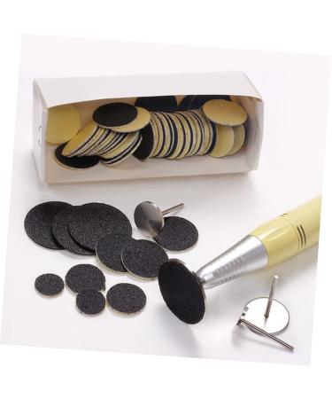 minkissy 5 Sets Nail Polishing Sheets Sandpaper Pad Foot File Pads Fine Grit Remover Pedicure Tools for Feet Electric Grind Electric Sand Pad Sand Sheet Frosted Sheet Replaceable - Buy Online on SooperMarket.com