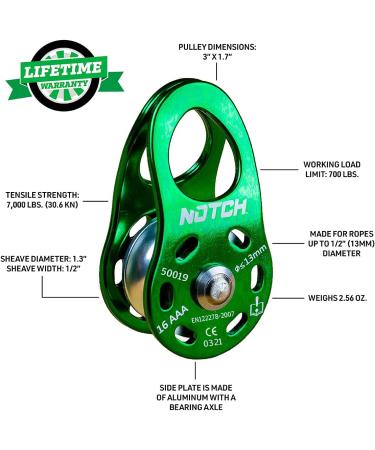 Notch Micro Pulley CE Version (50019) - Buy Online on SooperMarket.com