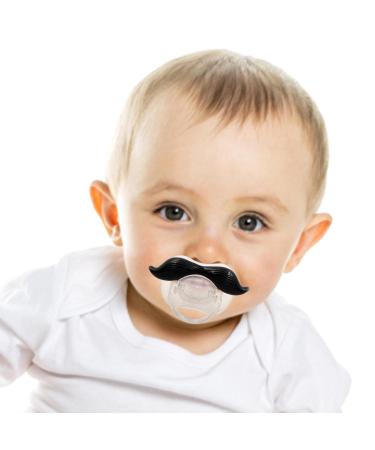 Jomewory Funny Schnuller-Bart | Silicone Pacifier Design for Kids | Ideal Baby Toy Gift for Boys & Girls - Buy Online on SooperMarket.com