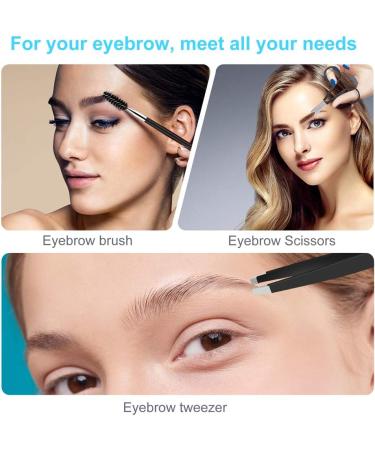 Professional 6+1 PCS Tweezer Kit for Ingrown Hair, Eyebrow Plucking, and Splinter Removal - Perfect for Men and Women - Buy Online on SooperMarket.com