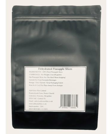 Dried Pineapple Rings - Premium Dehydrated Cocktail Garnishes - 15 Servings (60g Approx) - Buy Online on SooperMarket.com