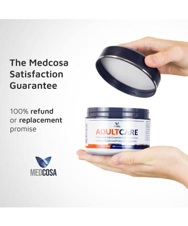 Medcosa Adult Rash Cream - Fast Relief for Sweat, Heat, Diaper Rash - Zinc Oxide Barrier Cream (350g) - Buy Online on SooperMarket.com