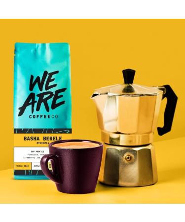 Coffee Beans 227g Bag Whole Bean Coffee Ethiopian Coffee Beans Fruits Notes 100% Arabica Light Roast Speciality Freshly Roasted Single Origin (We Are Coffee Co) Whole Bean 227 g (Pack of 1) - Buy Online on SooperMarket.com
