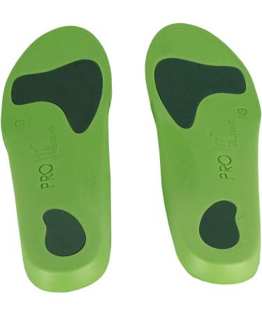 PRO 11 WELLBEING Plantar Series Orthotic Insoles - 2 Pairs Blue - Relief for Plantar Fasciitis, Knee, Back Pain & Fallen Arches - UK 3/4/5 - Buy Online on SooperMarket.com
