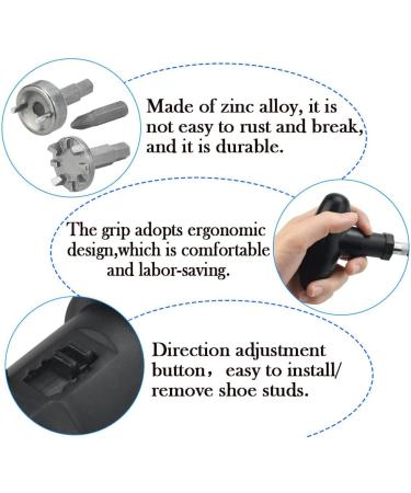 Figfyou Golf Shoe Spike Wrench | Durable Plastic Handle | Golf Accessories & Spike Remover - Buy Online on SooperMarket.com