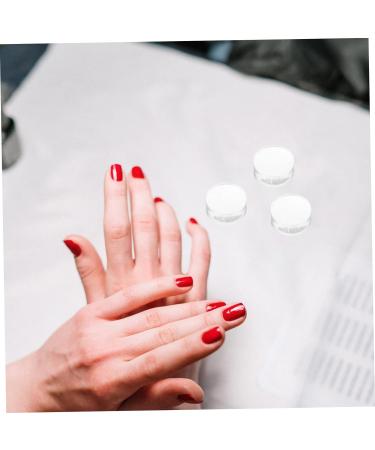 Ipetboom French Tip Nail Tool 6pcs Nail Art Silicone Stamp Silica Gel Cosmetic Transfer Seal Manicure Tools 2.50X2.50X1.30CM Transparent 1 - Buy Online on SooperMarket.com