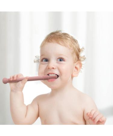 Buy Danneeforsu7 Baby Bite Tube Set - 4 Silicone Bass Rings & Chewing Toys for Toddlers | Safe Teething Solutions with Cleaning Brushes - Buy Online on SooperMarket.com