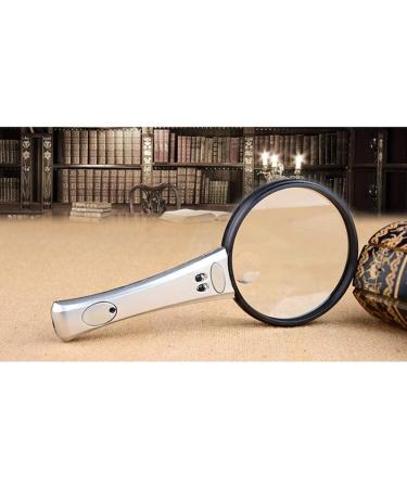 XENITE Handheld Magnifier with LED Light Handheld 10 Times Reading Magnifier OfficeProducts Magnifier - Buy Online on SooperMarket.com