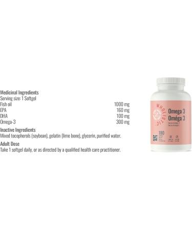 Wholistic Omega-3 - 180 softgels - Buy Online on SooperMarket.com